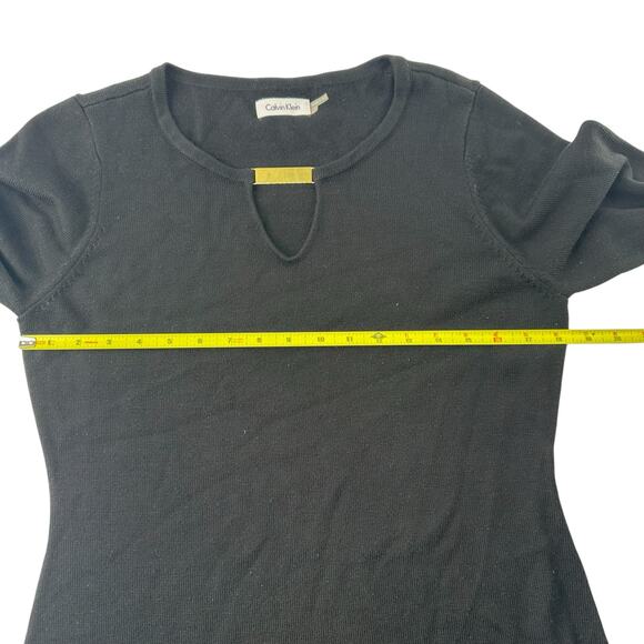 Calvin Klein Long Sleeve fitted sweater Dress Women's size Large - Picture 6 of 8
